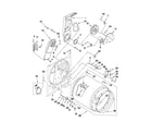 Crosley CED137HXW0 bulkhead parts diagram