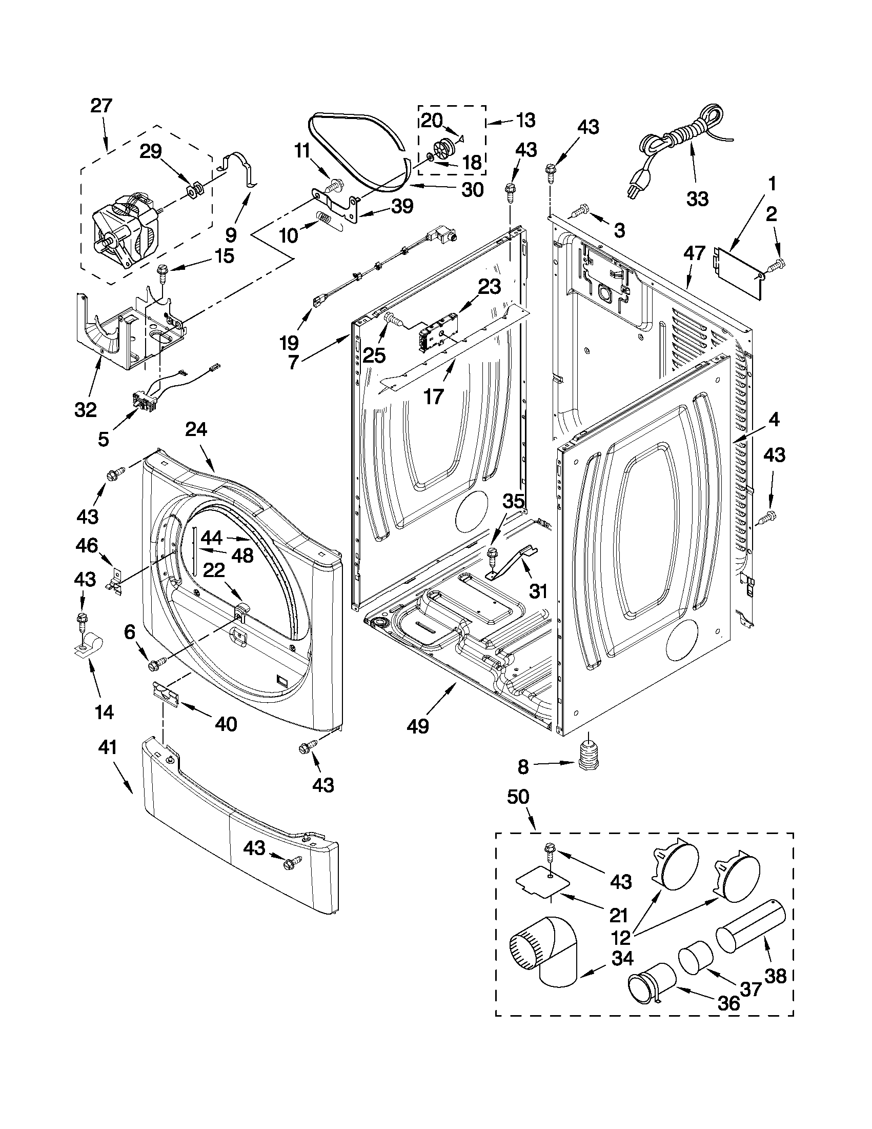 Cabinet parts