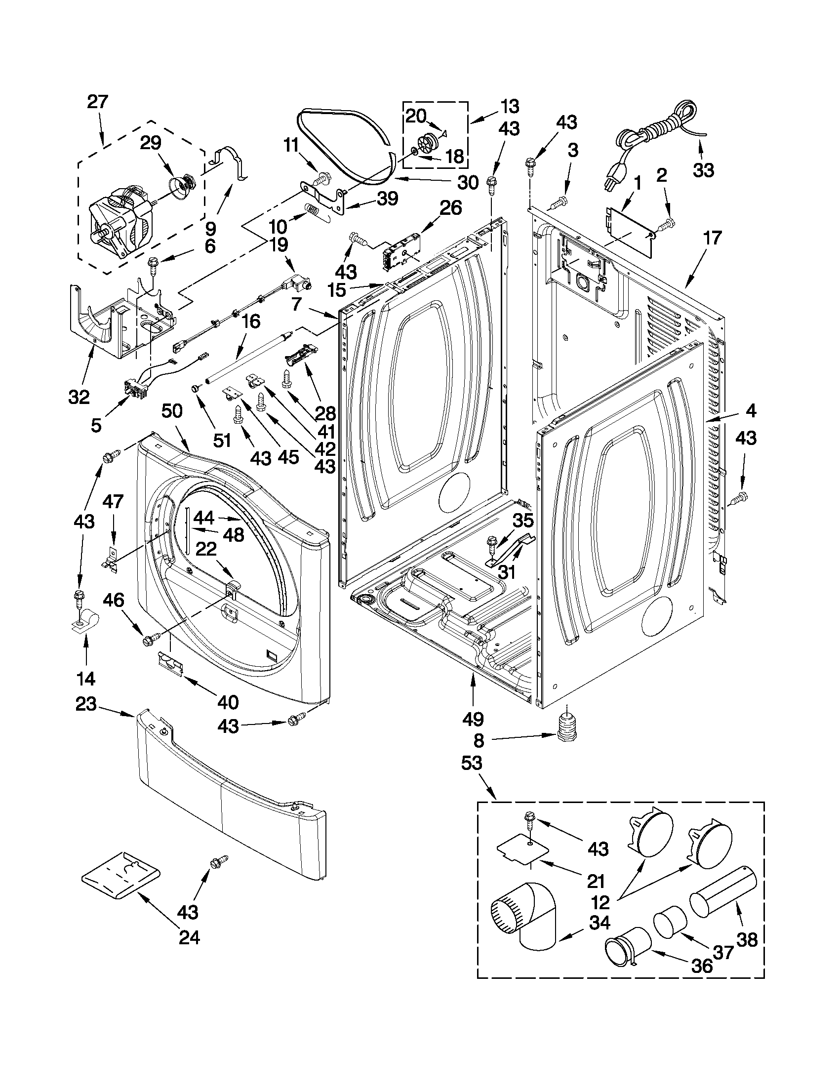 Cabinet parts