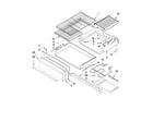 Whirlpool GFG471LVS2 drawer & broiler parts diagram