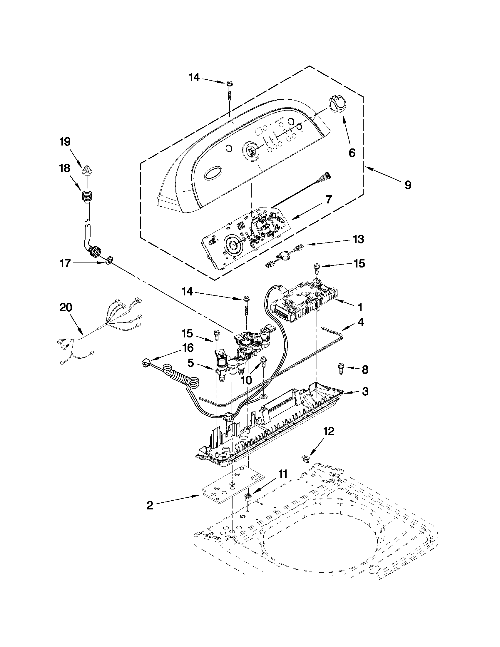 Control panel parts