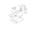 Whirlpool W3CG3014XS00 burner box, gas valves, and switches diagram