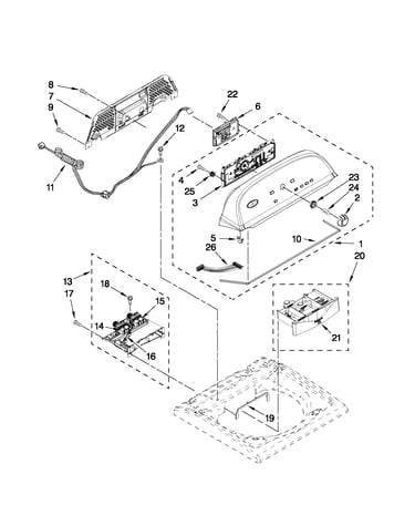 Console and dispenser parts