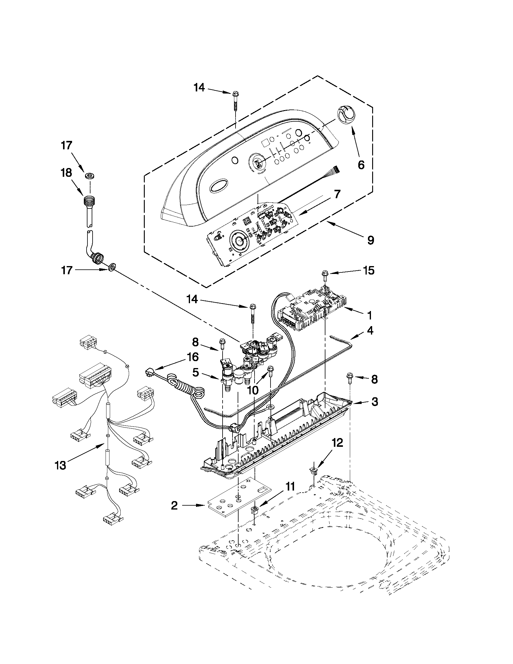 Control panel parts