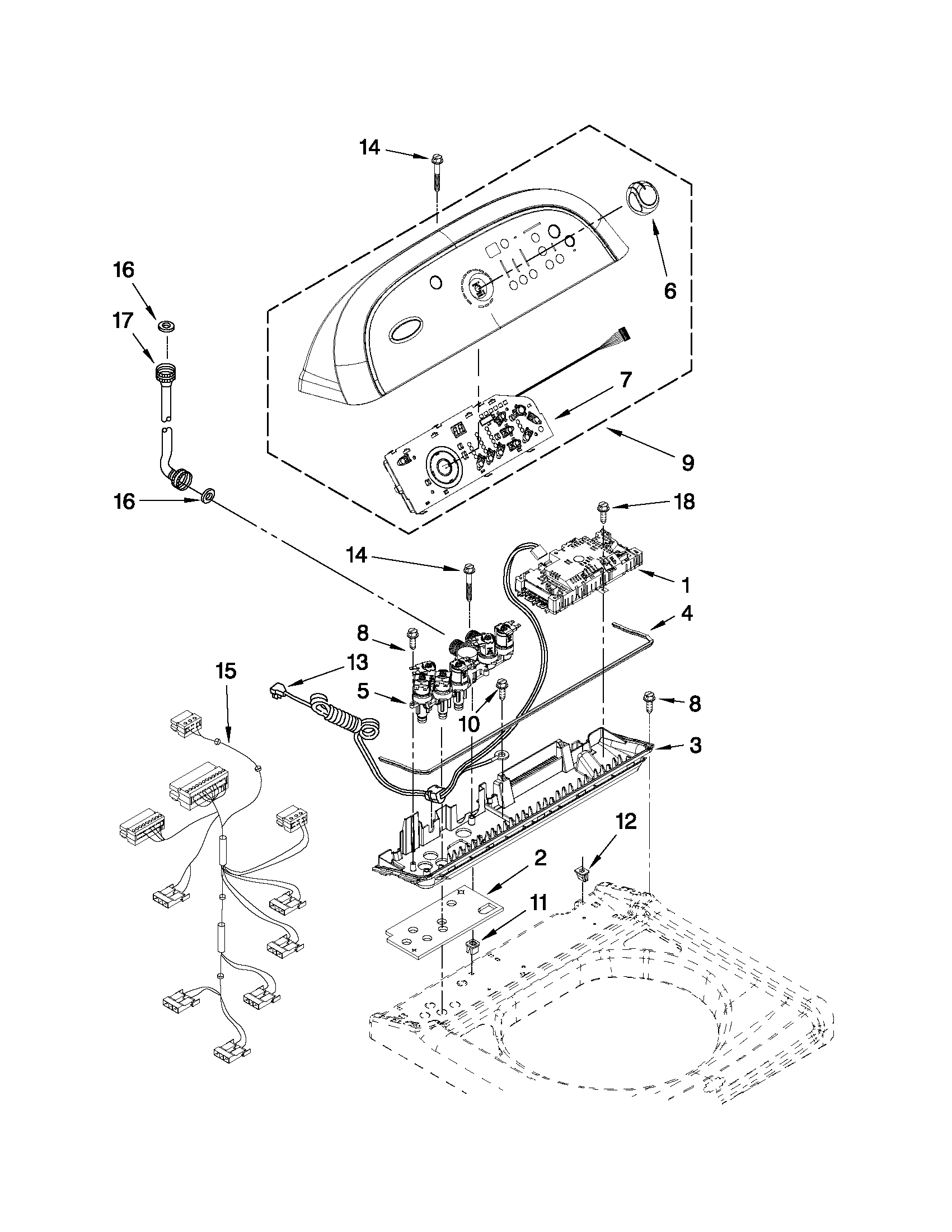 Control panel parts