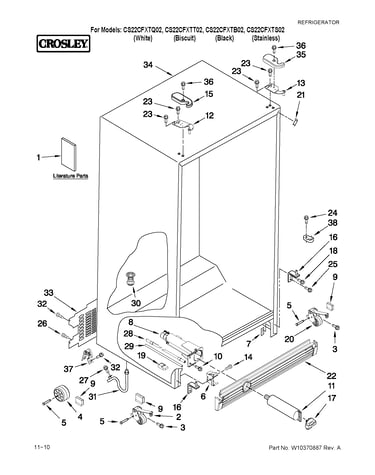 Cabinet parts