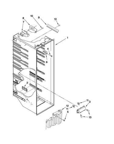 Refrigerator liner parts