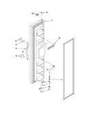 Freezer door parts
