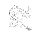 Maytag MFI2665XEW1 shelf parts diagram