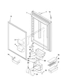 Refrigerator door parts