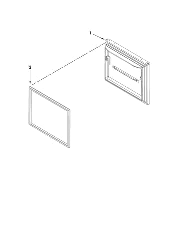 Freezer door parts