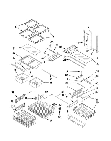 Shelf parts