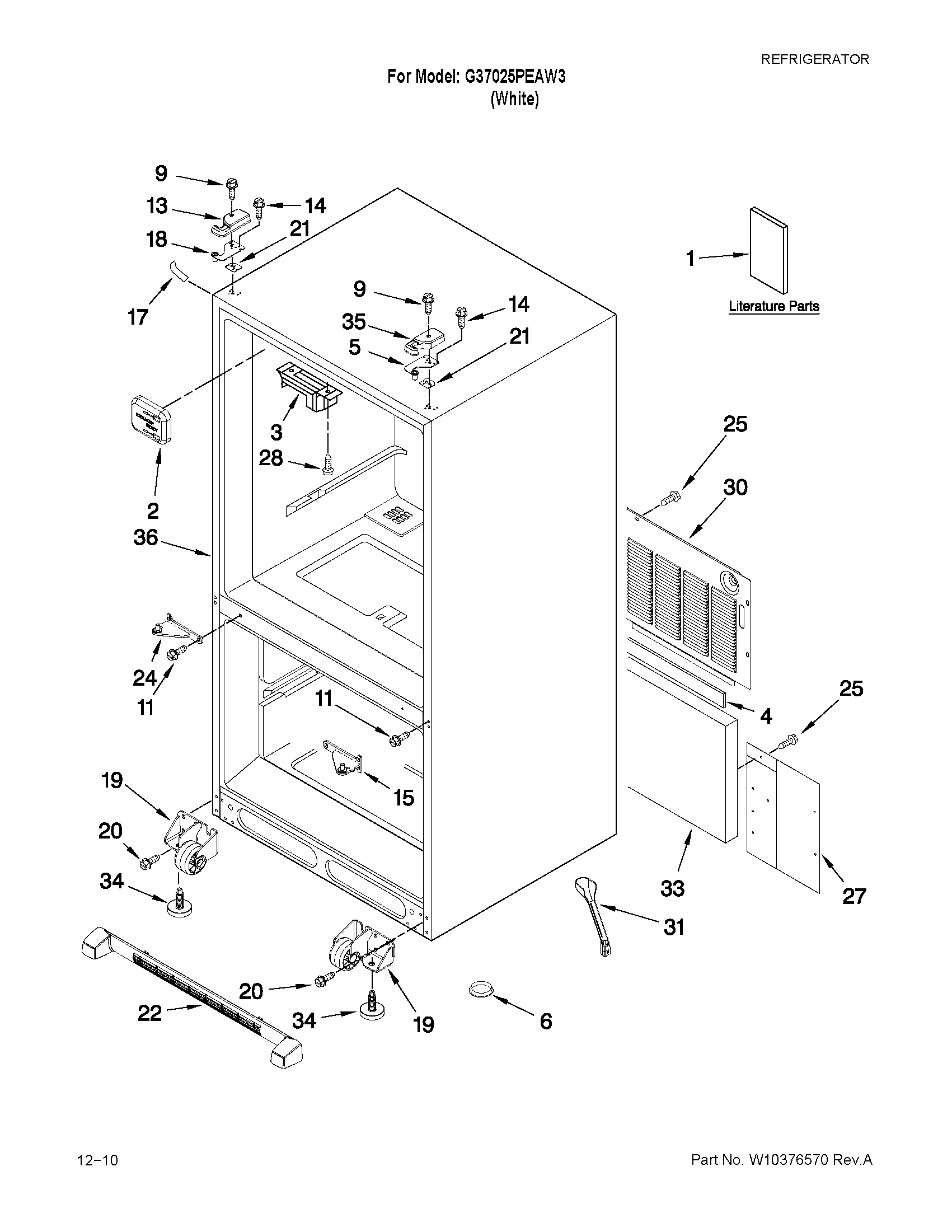 Cabinet parts