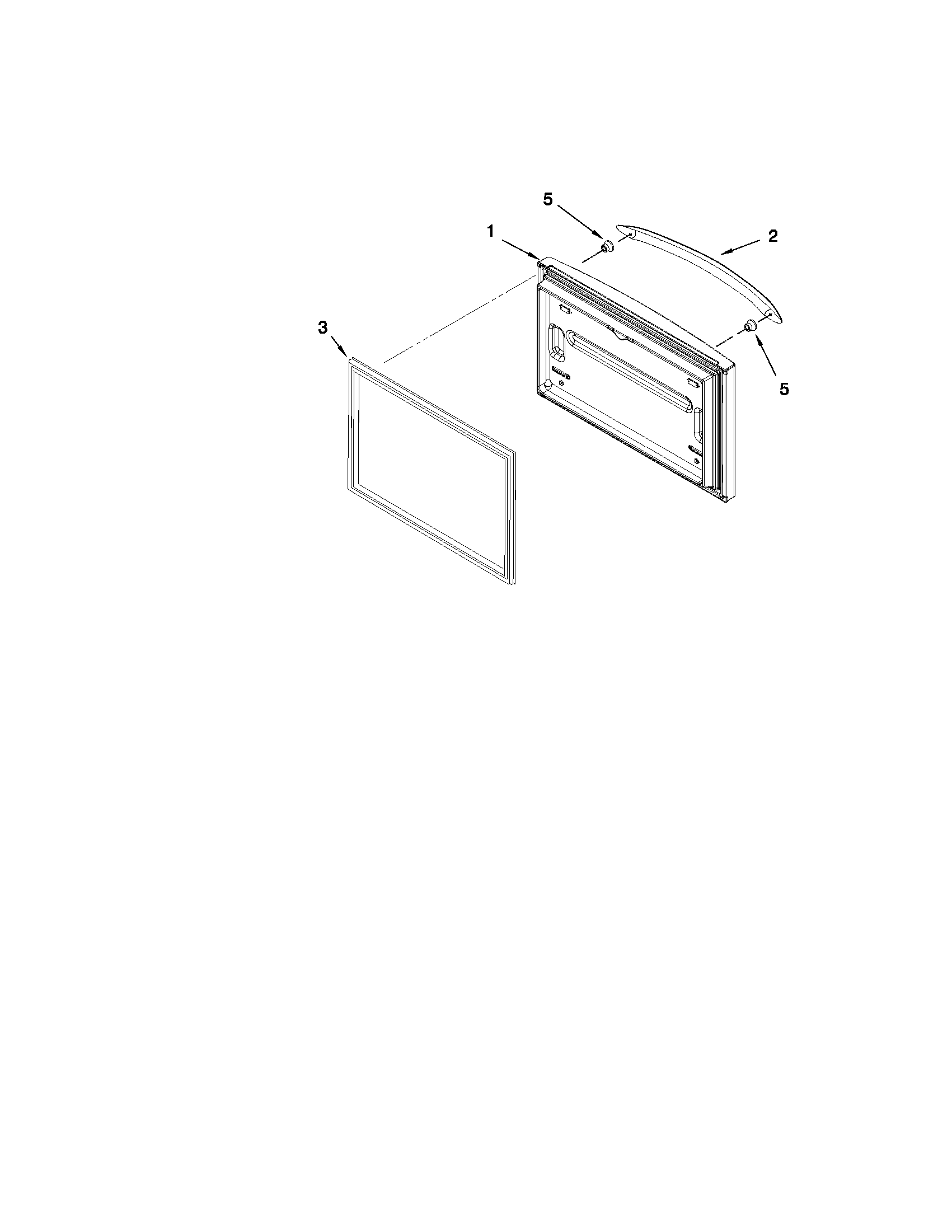 Freezer door parts