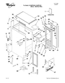 Cabinet liner and door parts