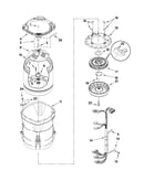 Motor, basket and tub parts