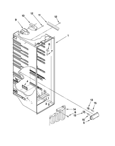 Refrigerator liner parts