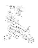 Motor and ice container parts