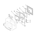 Oven door parts