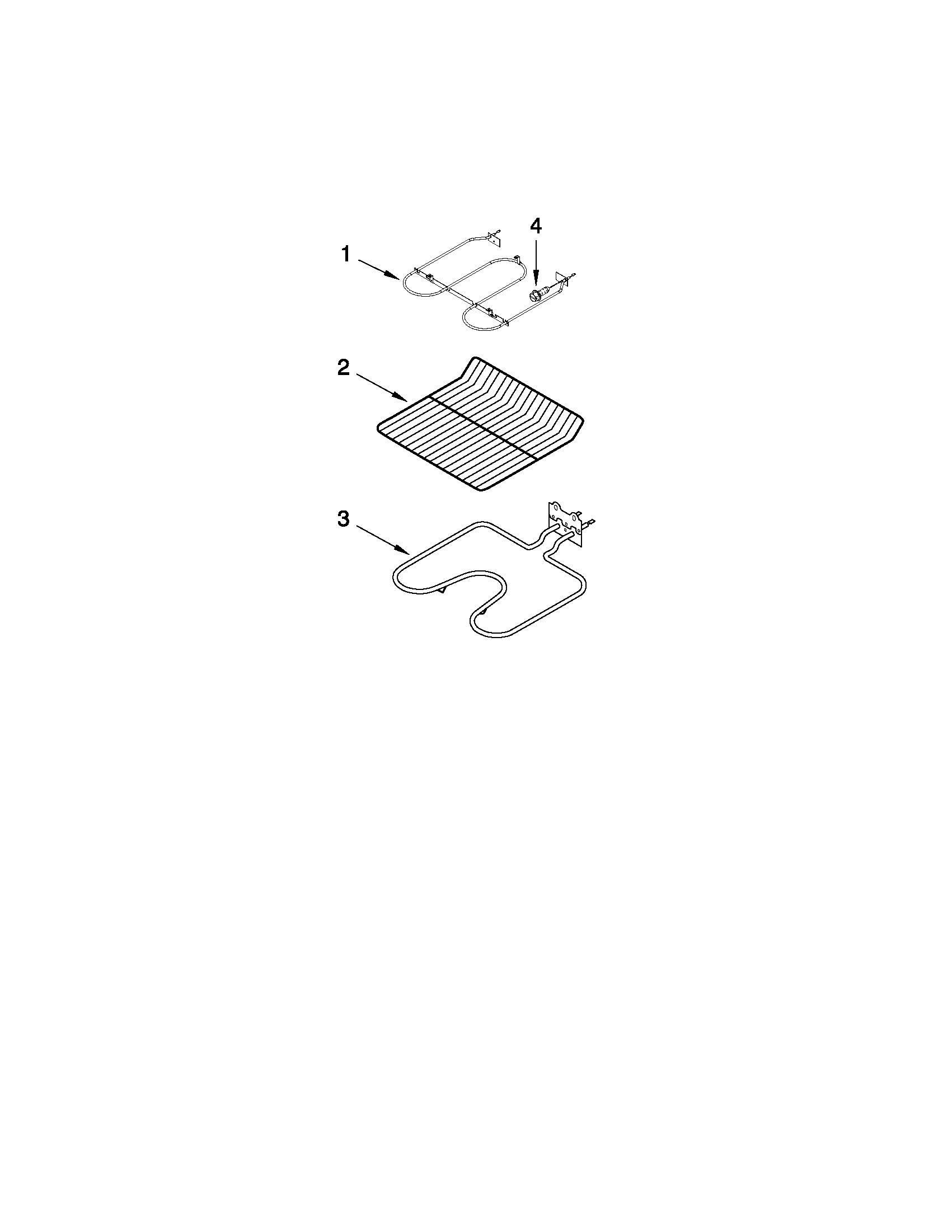 Internal oven parts