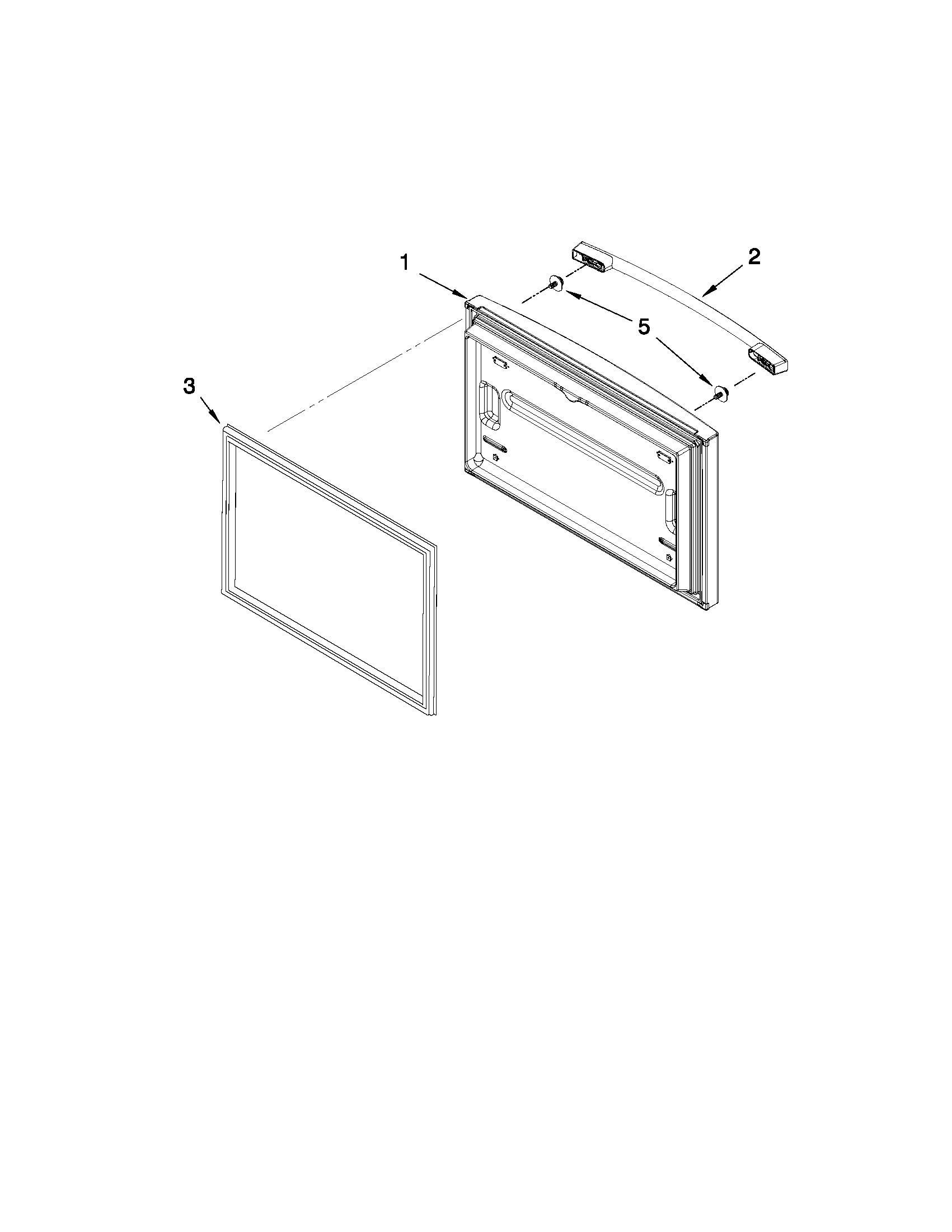 Freezer door parts