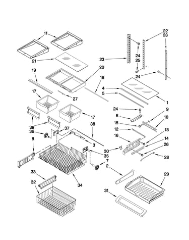 Shelf parts