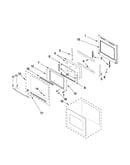 Oven door parts