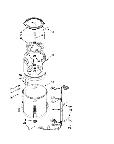 Basket and tub parts