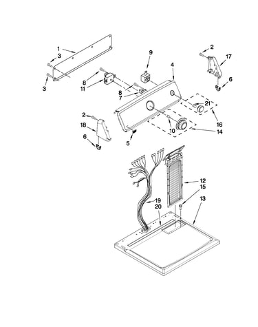 Top and console parts