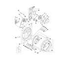 Maytag YMEDC200XW0 bulkhead parts diagram