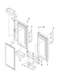 Refrigerator door parts