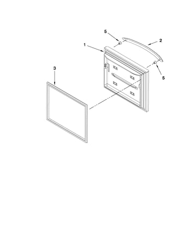 Freezer door parts