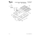 Whirlpool WFG371LVQ2 cooktop parts diagram