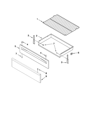Drawer & broiler parts
