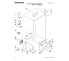 Whirlpool BRS62CBANA00 cabinet parts diagram