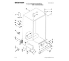 Whirlpool BRS62CRBNA00 cabinet parts diagram