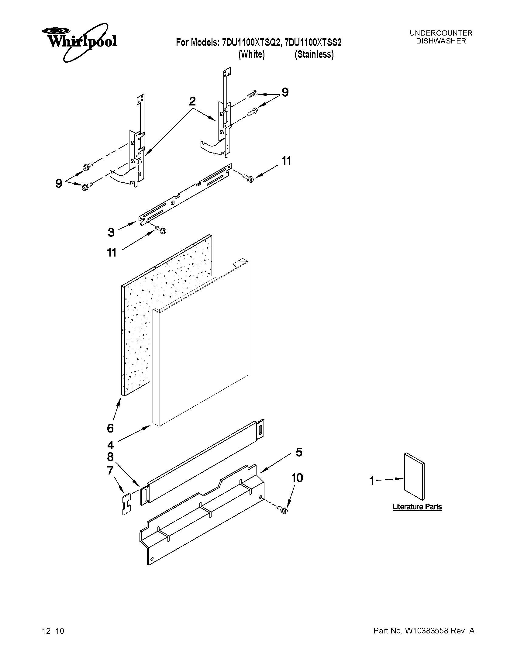 Door and panel parts