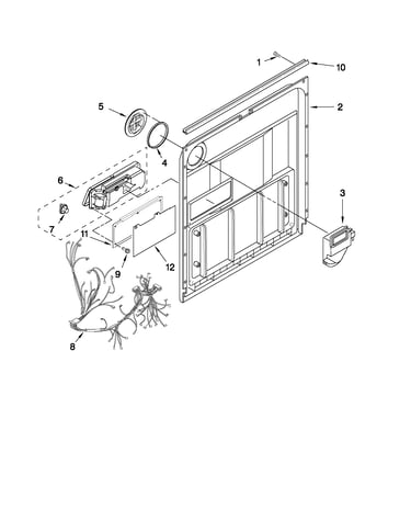 Door and latch parts