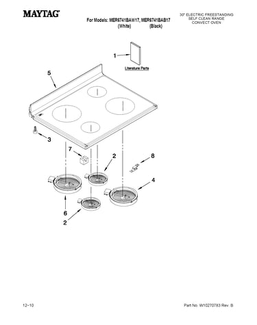 Cooktop parts