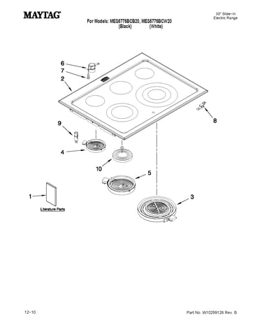Cooktop parts