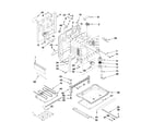 Maytag MES5775BCW20 chassis parts diagram