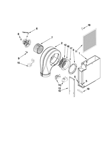 Blower unit parts