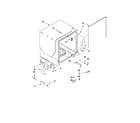 Amana ADB1600AWS2 tub and frame parts diagram
