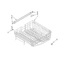 Upper rack and track parts