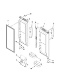 Refrigerator door parts