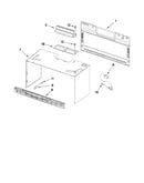 Cabinet and installation parts