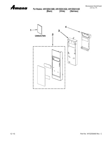 Control panel parts