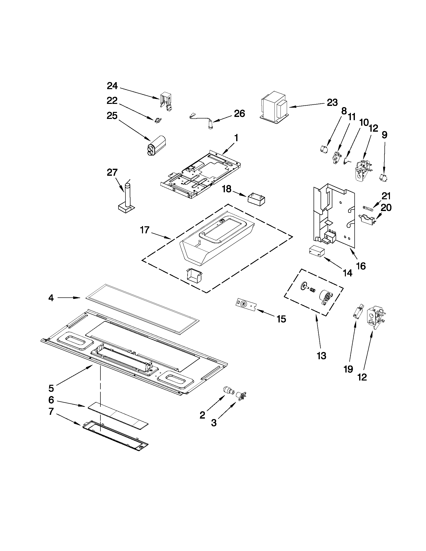 Interior and ventilation parts