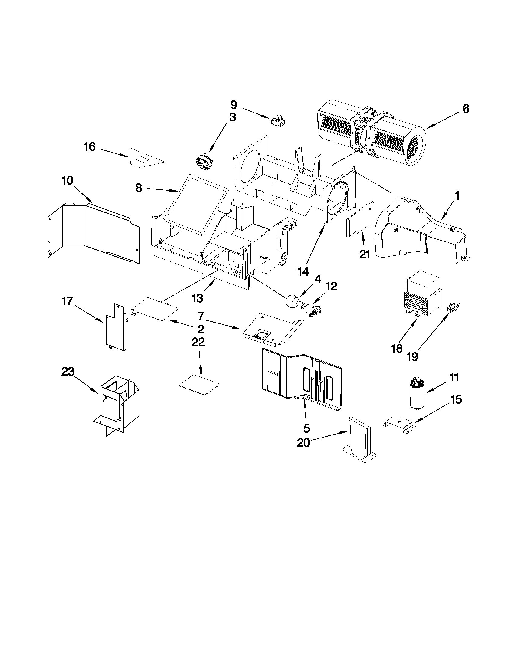 Air flow parts