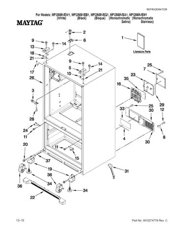 Cabinet parts